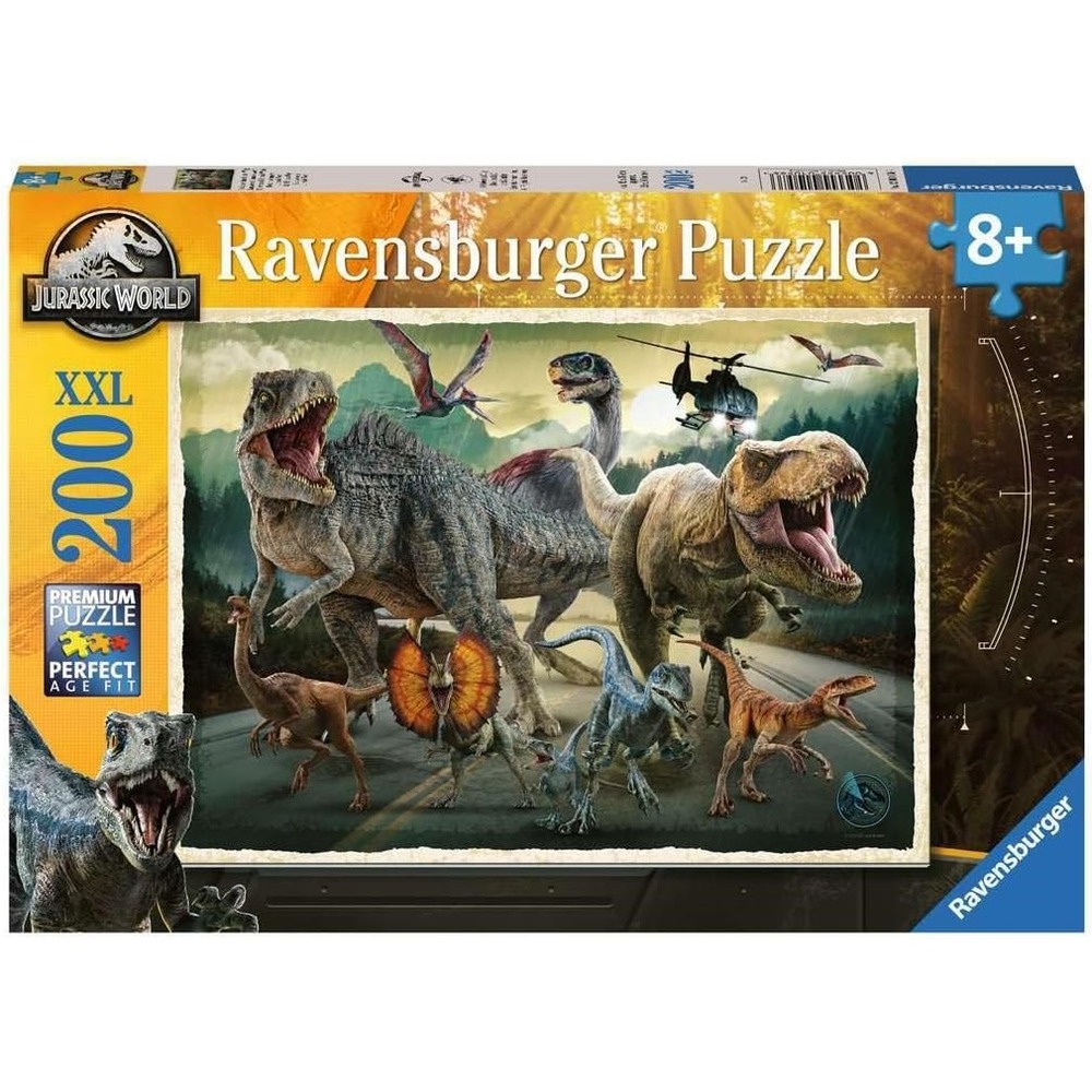 Puzzle l'univers de jurassic world 200 pcs xxl