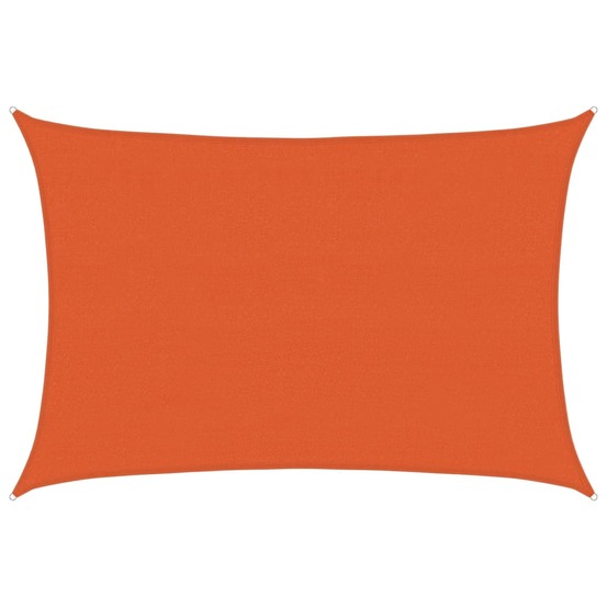 Voile d'ombrage 160 g/m² orange 3,5x5 m pehd