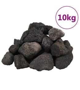 Roches volcaniques 10 kg noir 5-8 cm