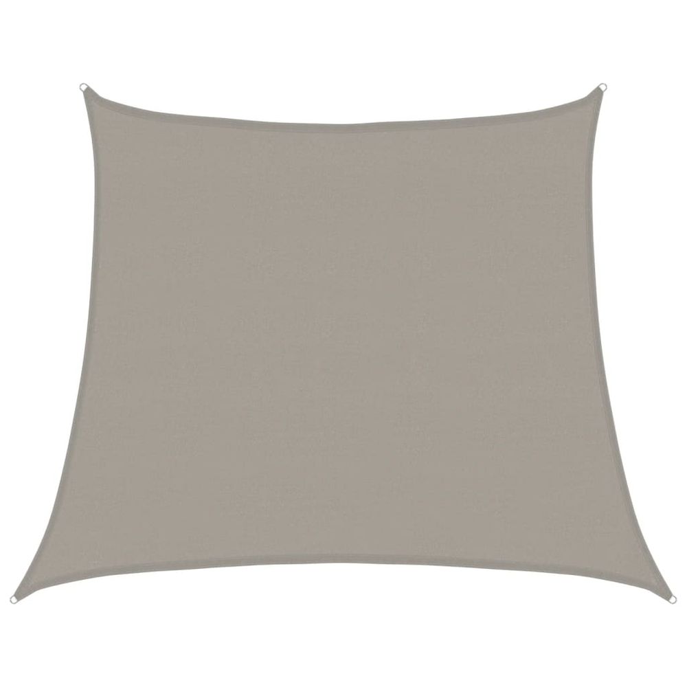 Voile d'ombrage 160 g/m² trapèze gris clair 4/5x4 m pehd