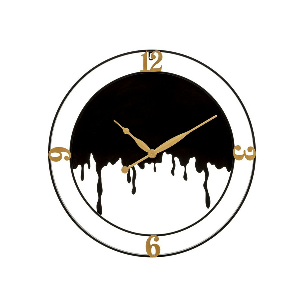 Horloge murale en métal 