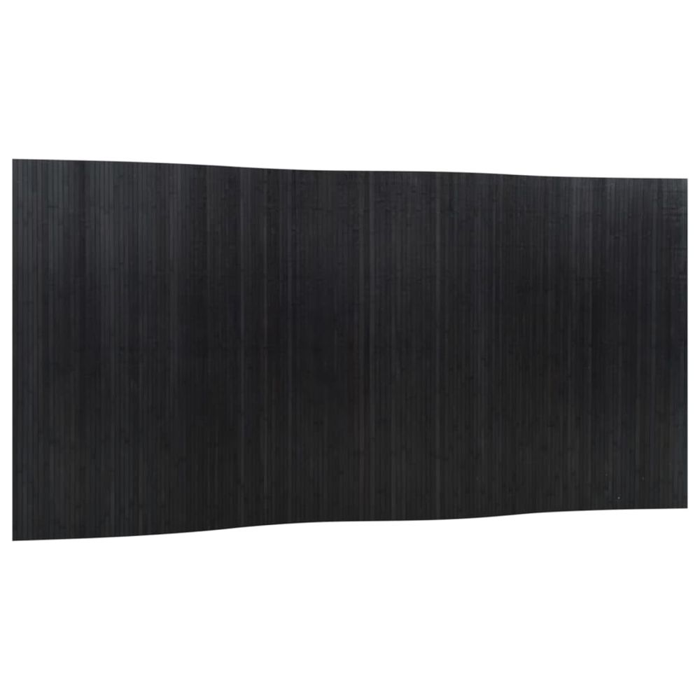 Cloison de séparation noir largeur 400 cm hauteur 165 cm bambou