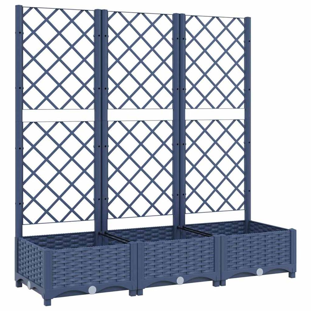 Jardin gris bleu 120 x 40 x 121,5 cm