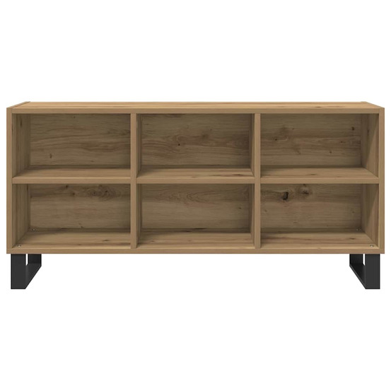 Meuble tv chêne artisanal 103,5 x 30 x 50 cm bois d'ingénierie