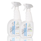 Nettoyant liquide spécial vitres et miroir - sprayer - 750ml - ecologique et hypoallergénique - vaporisateur - x2