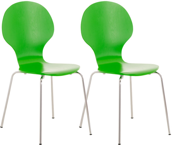 Lot de 2 chaises visiteurs diego