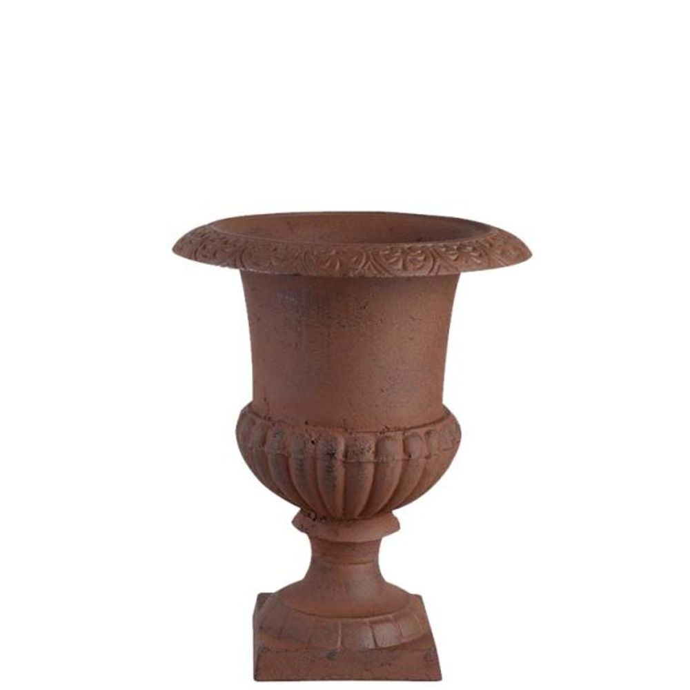 Vase médicis en fonte 17 x 17 x 20 cm (lot de 2)