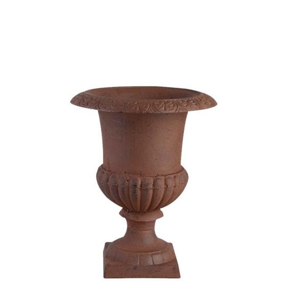Vase médicis en fonte 17 x 17 x 20 cm (lot de 2)