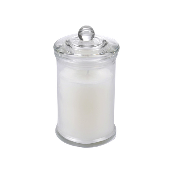 Bougie bocal en verre senteur jasmin
