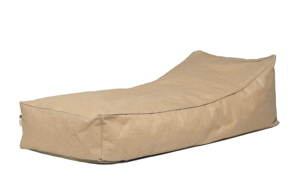 Bohème jute | fauteuil à billes cozip | 180 x 80 x h50 cm