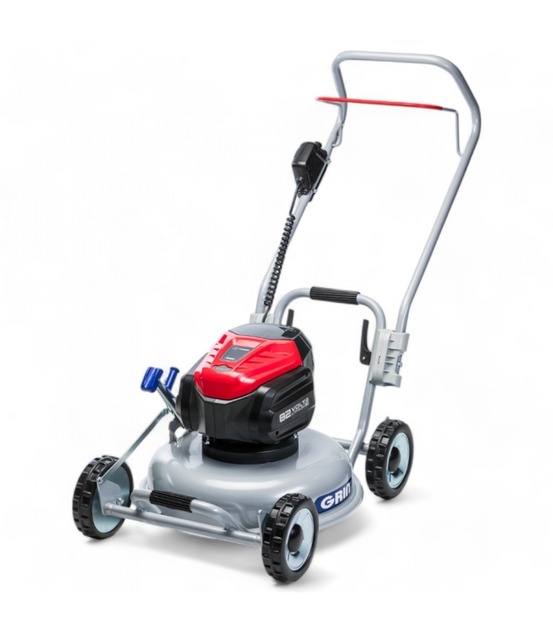 Tondeuse à gazon sans fil 82v professionnelle, 1000m² d'autonomie, mulching - grin bm46-82v
