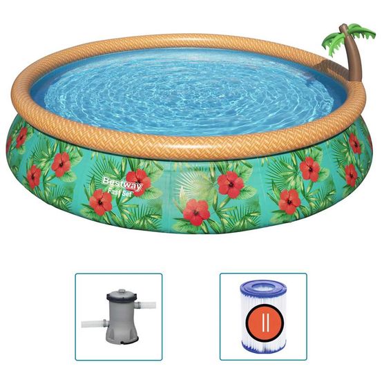 Ensemble de piscine gonflable paradise palms 457x84 cm