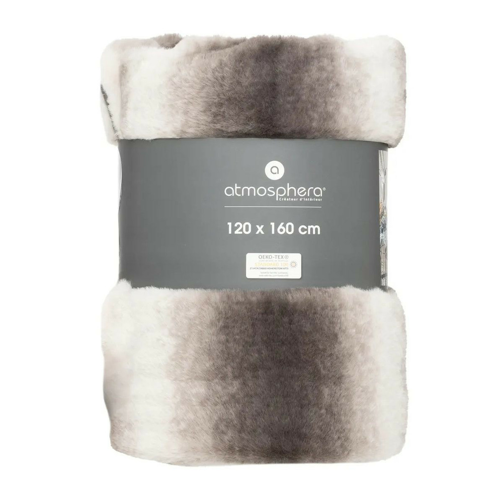 Plaid imitation fourrure 