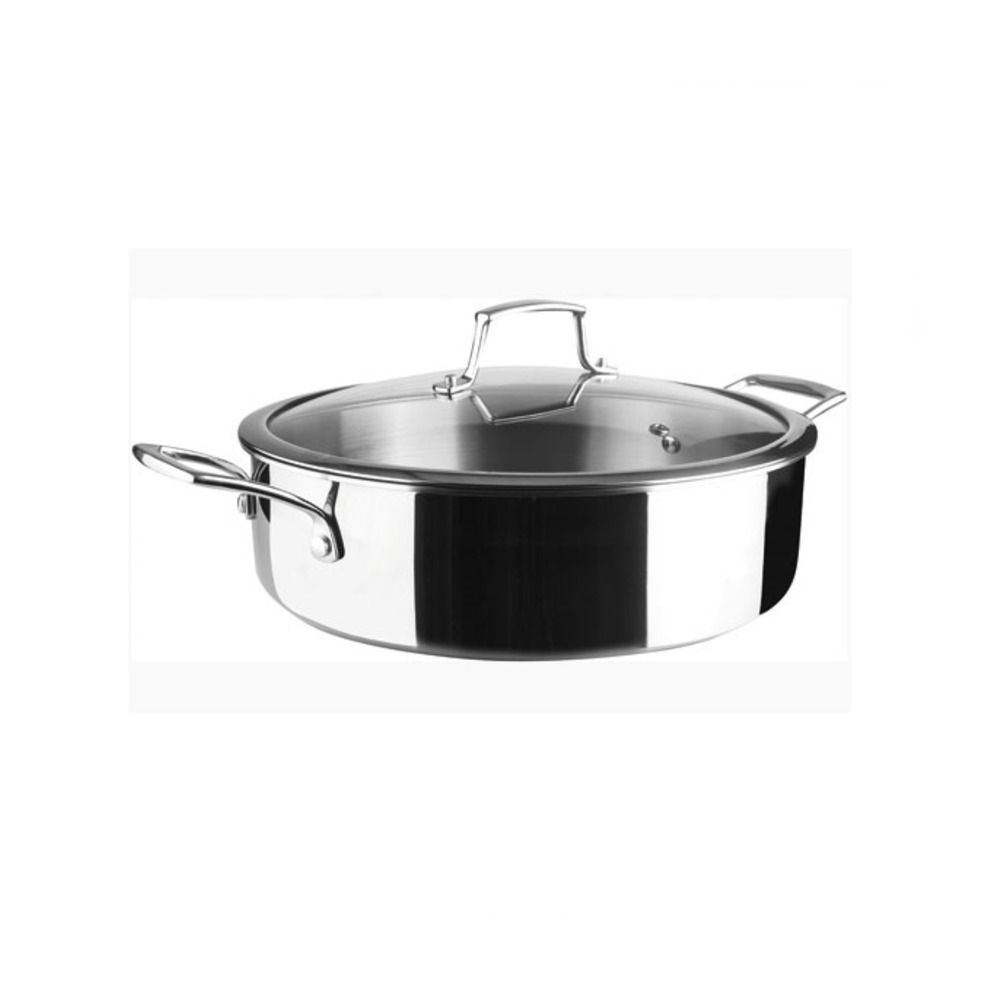 Sauteuse inox 28cm + couvercle - 60888