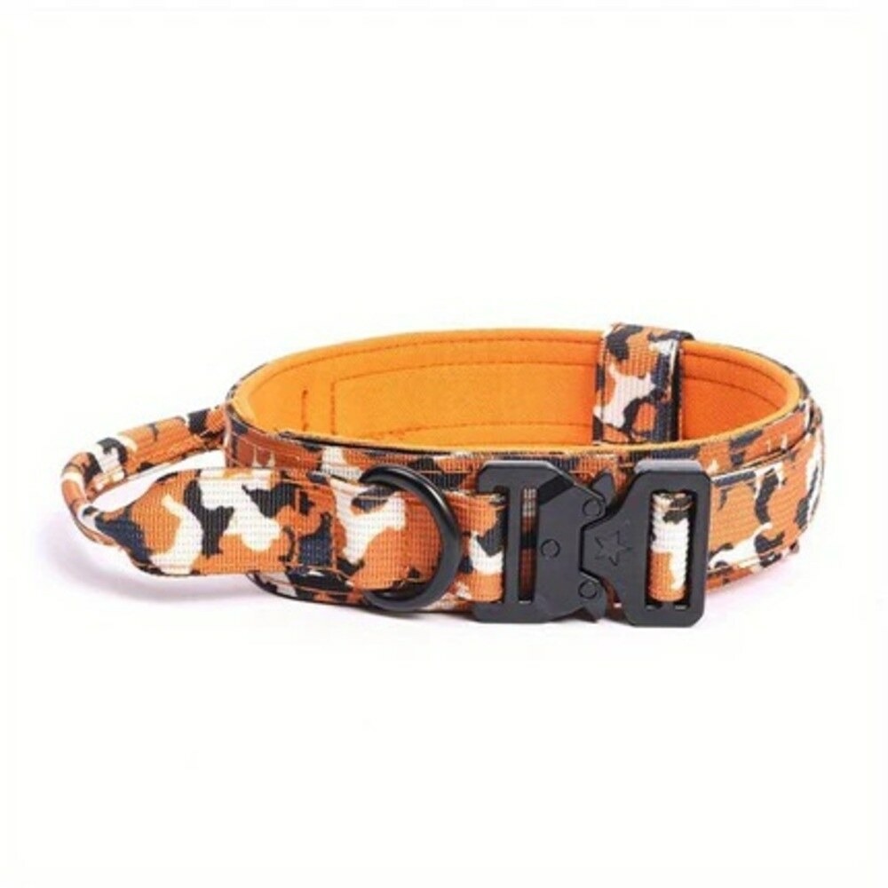 Collier tactique camouflage orange xl pour chien, francecroquettes