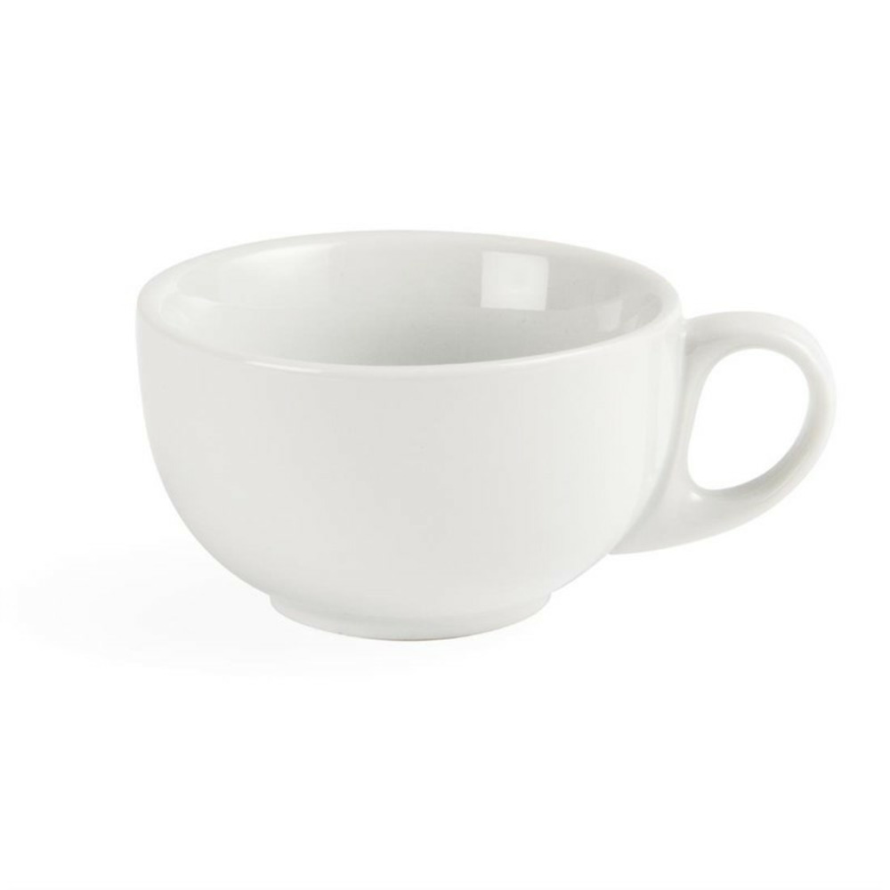 Tasses à cappuccino blanches 200ml olympia - boite de 12