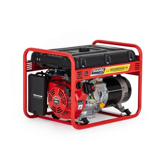 Groupe électrogène à essence 5 kw avr, usage professionnel et domestique - hahn sohn hgg 5500 x-h