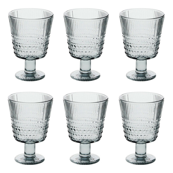 Lot de 6 verres à vin