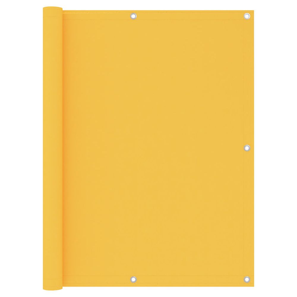 Écran de balcon jaune 120x600 cm tissu oxford
