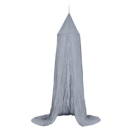 Ciel de lit lili bleu gris l250xp50xh350cm