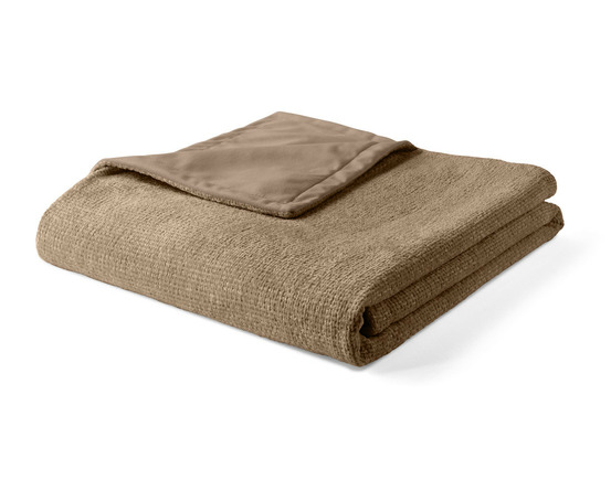 Paolo - plaid - 200x140 cm - en velours texturé et velours