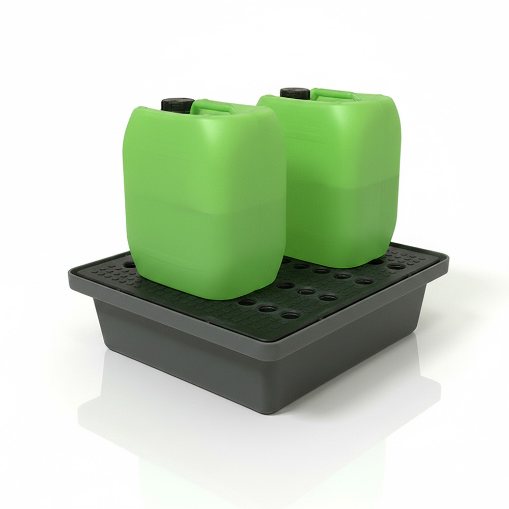 Bac de rétention 30l empilable avec caillebotis