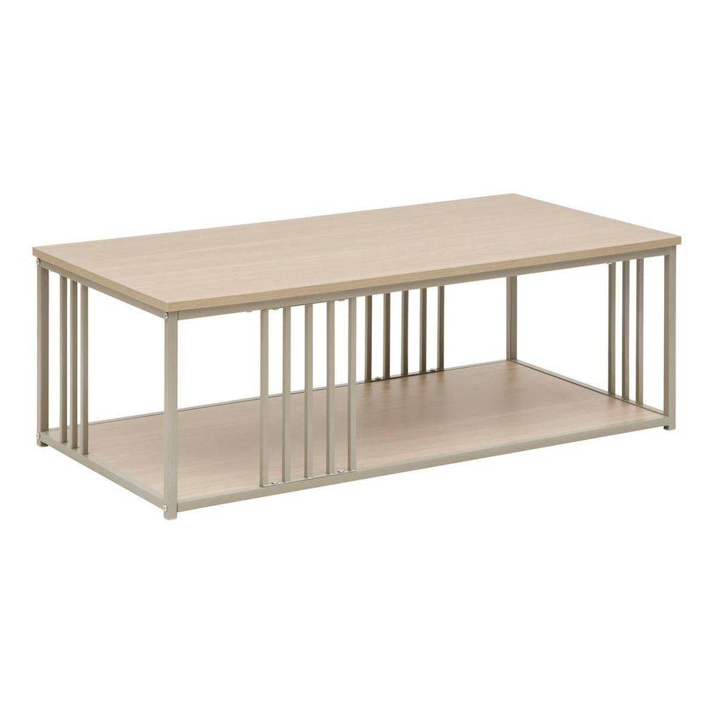 Table basse avec étagère 