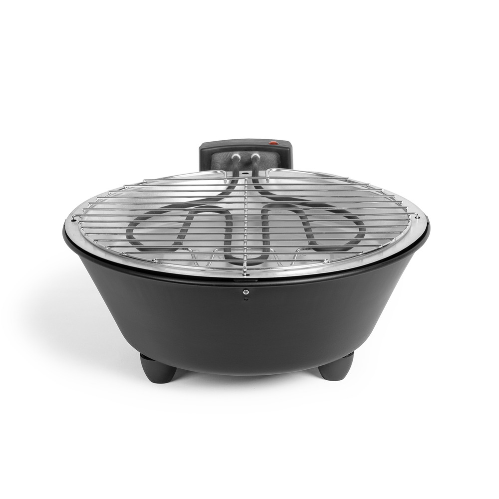 Barbecue électrique posable 30cm 1250w noir - doc267