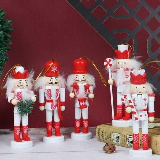 Casse noisette de noël - rouge et blanc