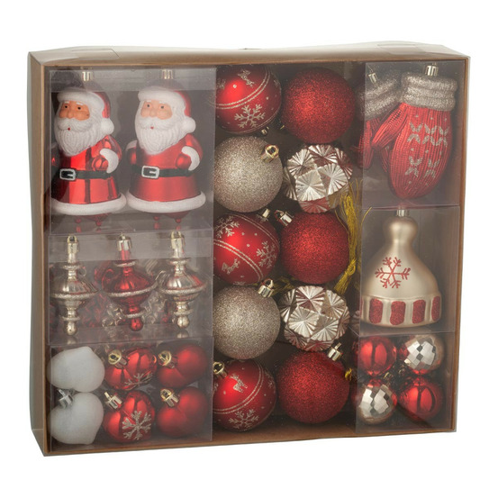 Lot de 45 boules de noël