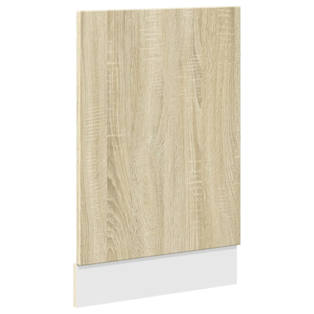 Panneau de lave-vaisselle chêne sonoma 45 x 3 x 67 cm bois d'ingénierie