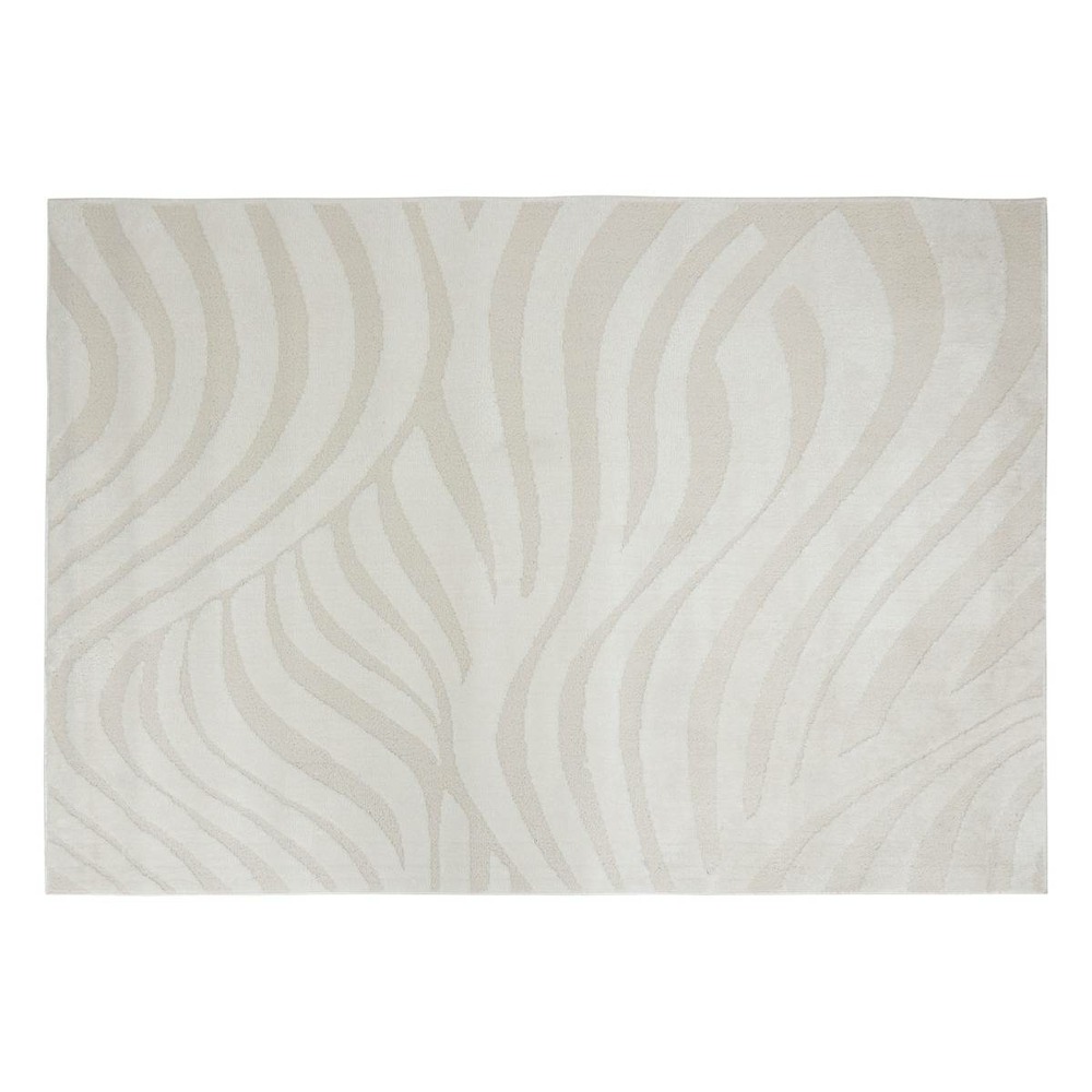 Tapis effet laine anoai blanc 150x100cm