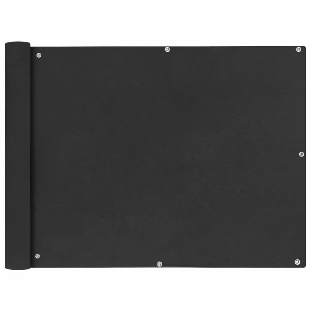 Écran de balcon brise pare vue protection confidentialité en tissu oxford 90 x 400 cm anthracite