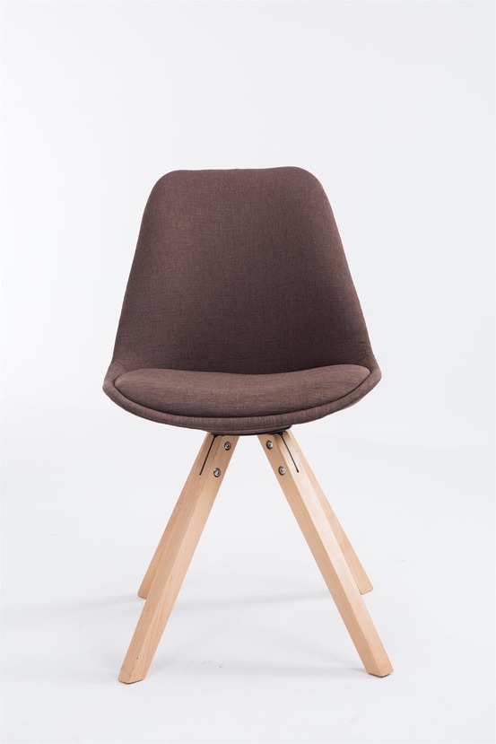 Chaise visiteur toulouse tissu natura square