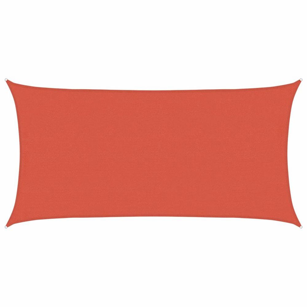 Voile d'ombrage 160 g/m² terre cuite 4x7 m pehd
