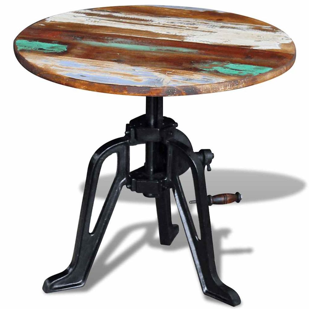 Table auxiliaire bois de rÃ©cupÃ©ration Fonte