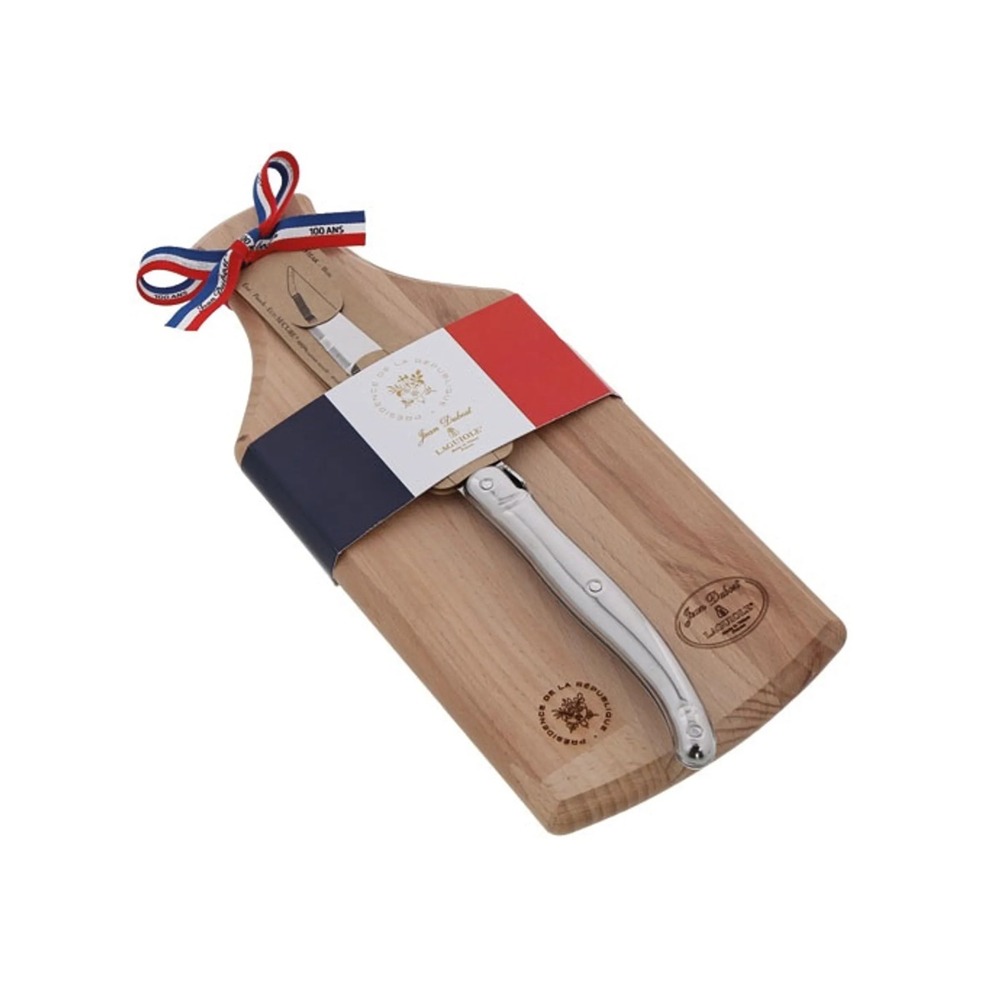 Jean dubost planche à découper en bois + couteau 25. 5cm - ap036424l06342