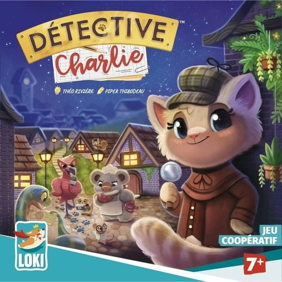 Jeu de société detective charlie - enquetes coopératives