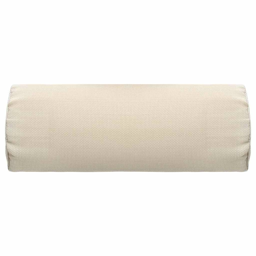 Appui-tête de chaise longue crème 40x7,5x15 cm textilène