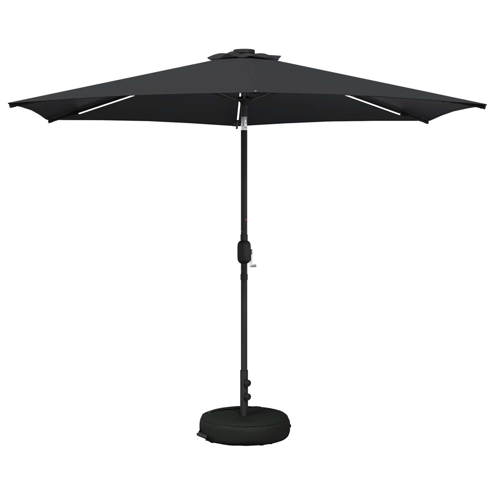 Parasol de jardin avec lampes led 300 x 300 cm polyester