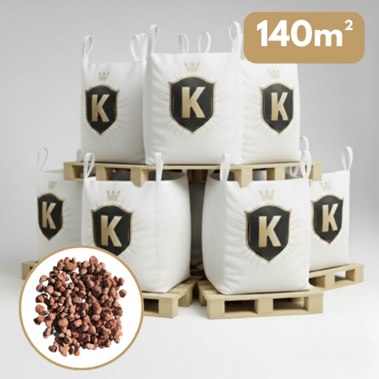 Galet marbre rose 15/25 mm – pack 7 big bag +/- 1,5t – 140 m²