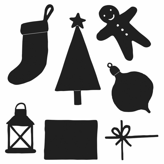 Matrices de découpe - noël