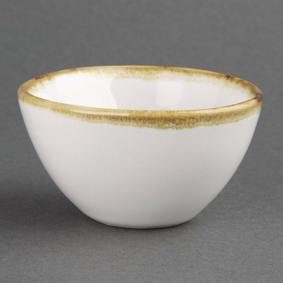 Pots à sauce ronds couleur craie kiln 50ml lot de 12 olympia