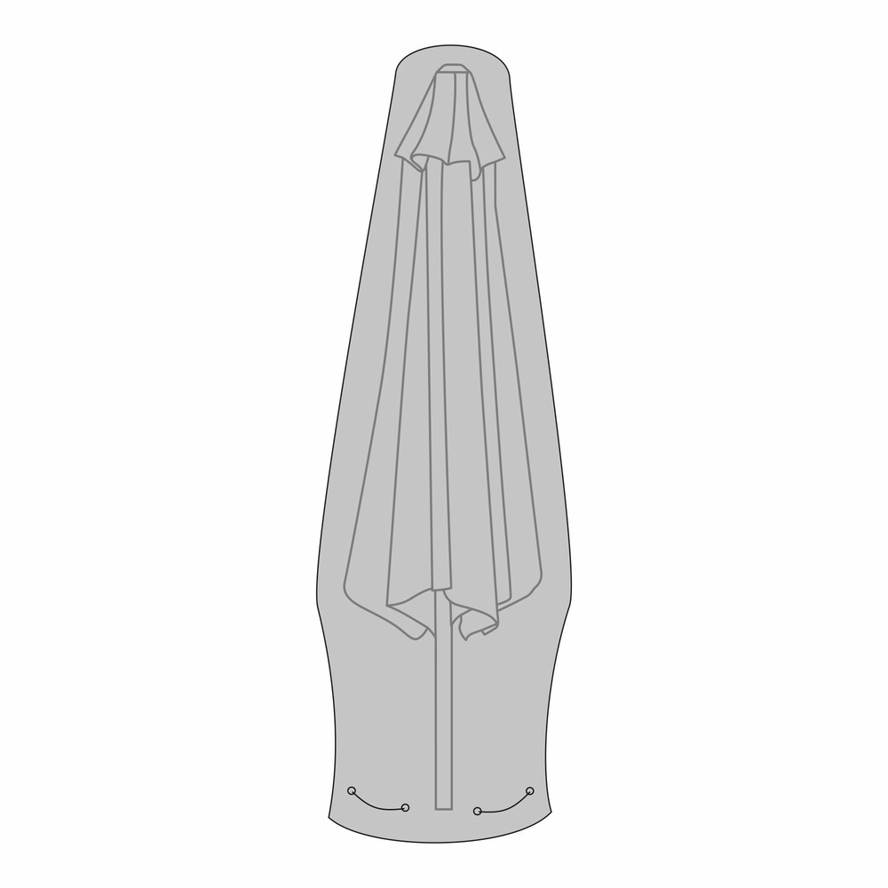 Housse pour parasol 210g/m2 hydrofuge noir