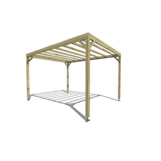 Pergola bois • 3m x 4m • indépendante • sens largeur • livraison comprise