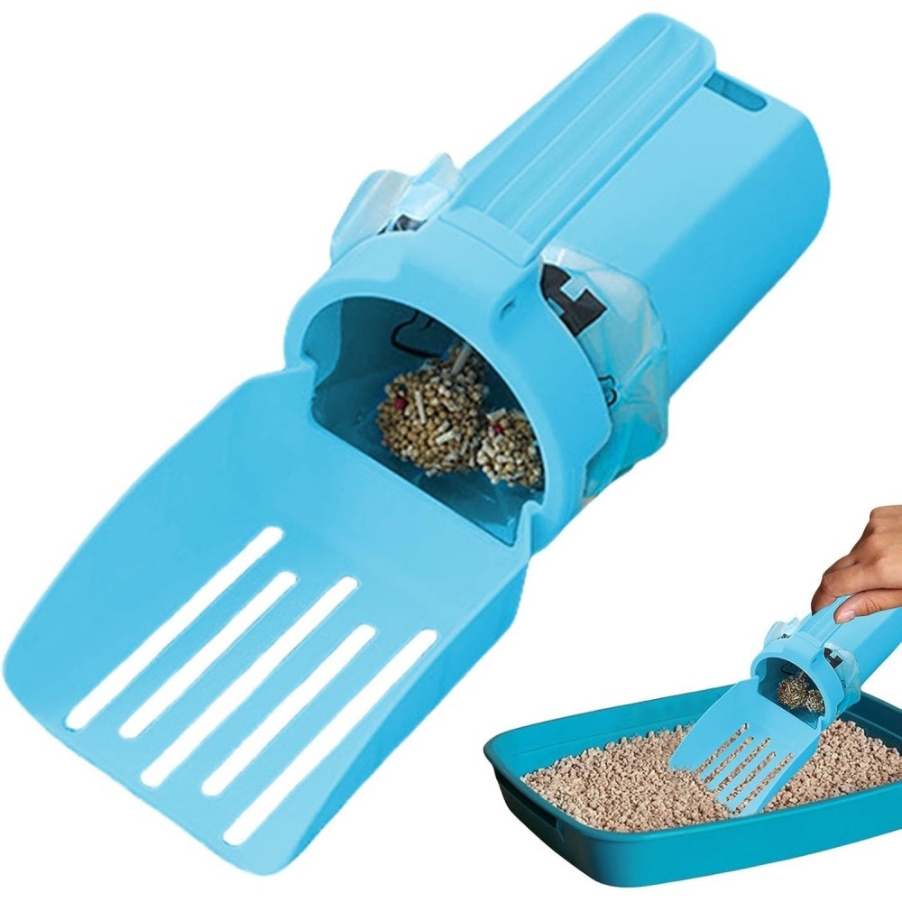 Pelle à litière pour chat avec bac à déchets