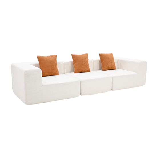 Canapé pure - blanc orange