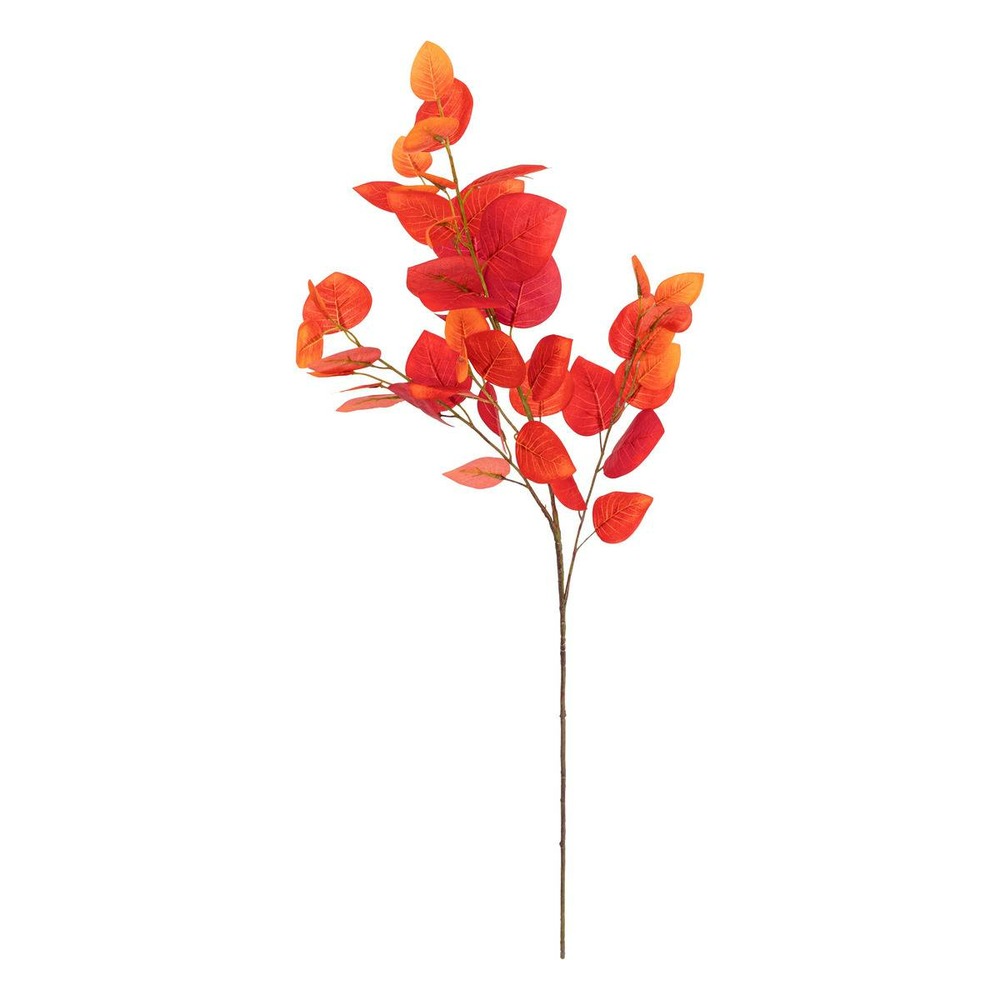 Tige d'eucalyptus artificielle james rouge h97cm