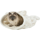 Sac douillet nelli  54 × 23 × 65 cm coloris: blanc-taupe pour chats
