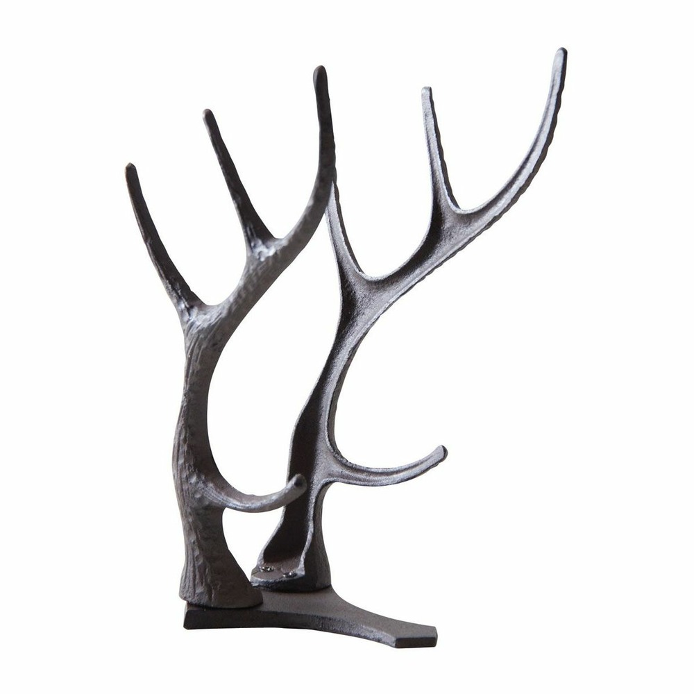 Porte-bouteilles cornes de cerf en fonte